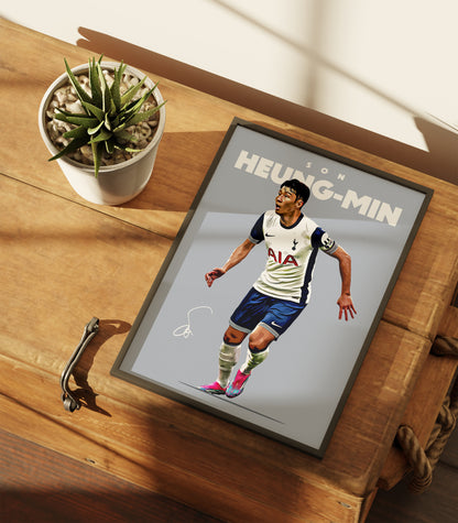 Son Heung-min 24/25 4K Poster