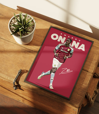 Amadou Onana 24/25 4K Poster