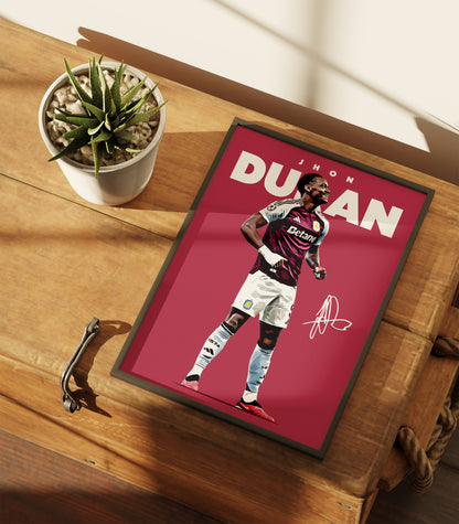 Jhon Duran 24/25 4K Poster