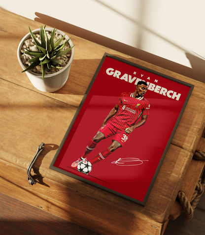 Ryan Gravenberch 24/25 4K Poster