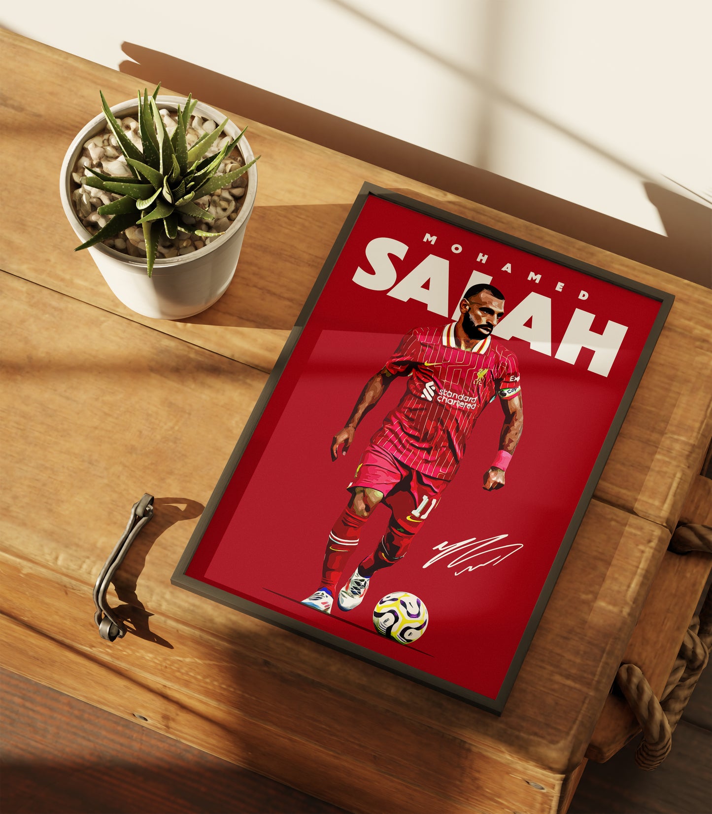 Mohamed Salah 24/25 4K Poster