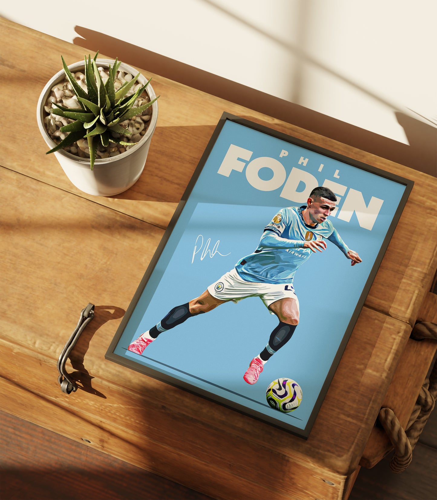 Phil Foden 24/25 4K Poster