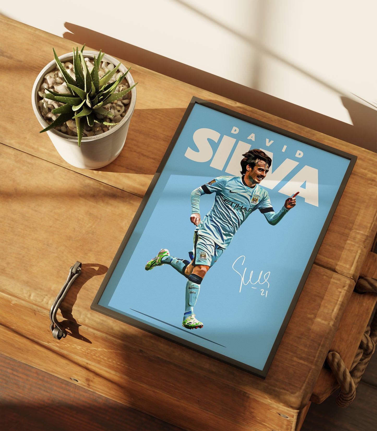 David Silva 4K Poster