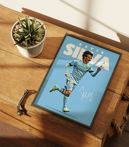 David Silva 4K Poster