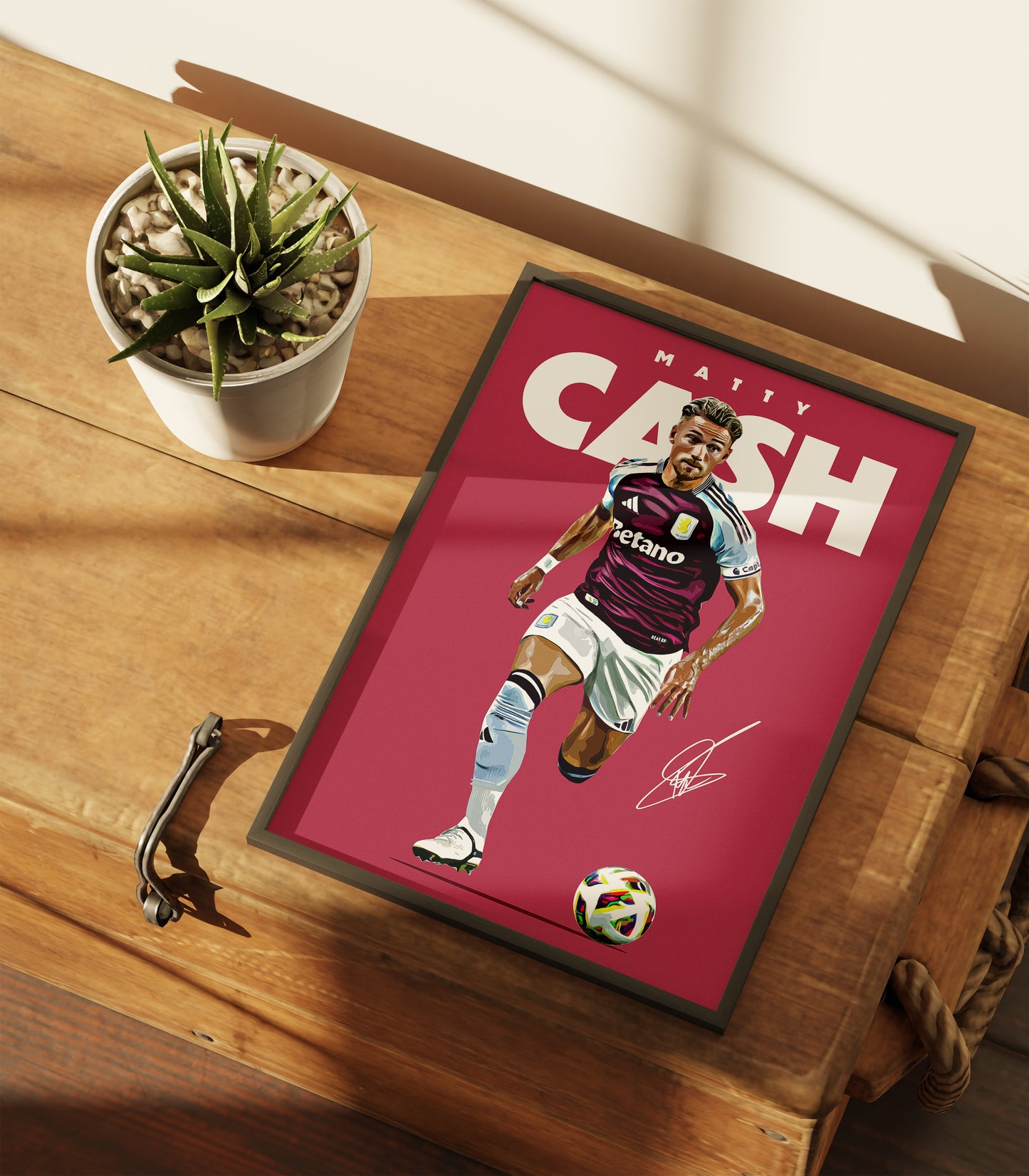 Matty Cash 24/25 4K Poster