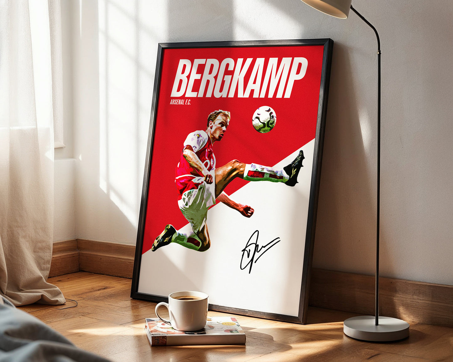 Dennis Bergkamp 4K Icon Poster