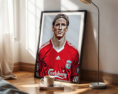 Fernando Torres Icon Poster