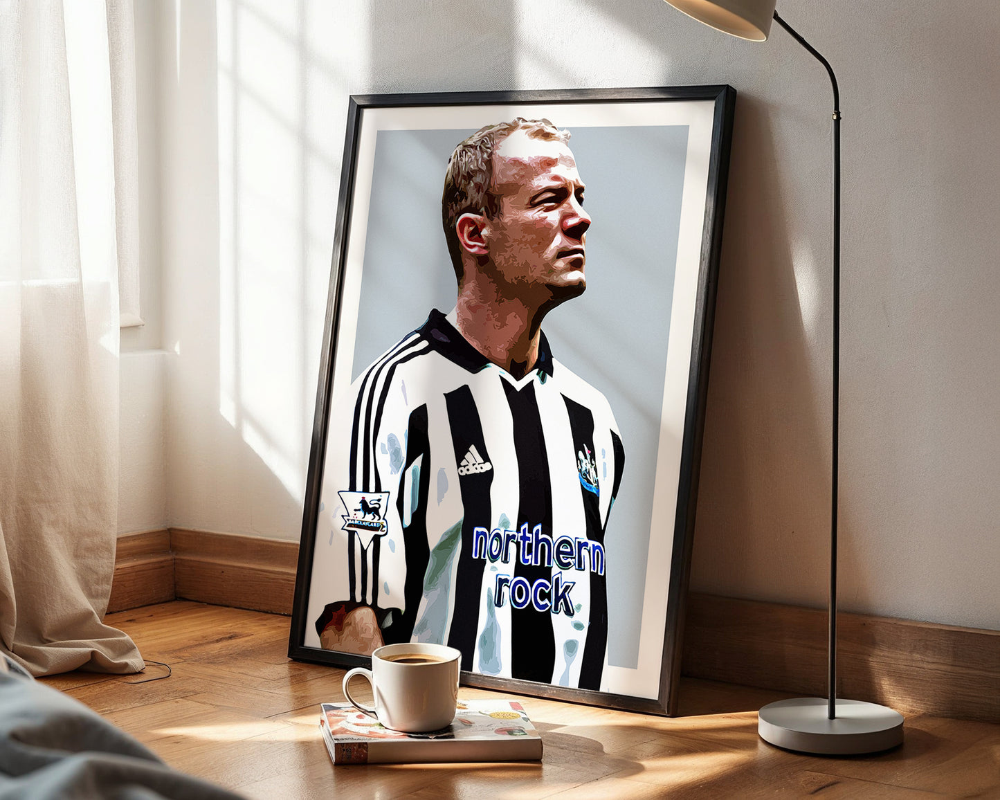 Alan Shearer Icon Poster