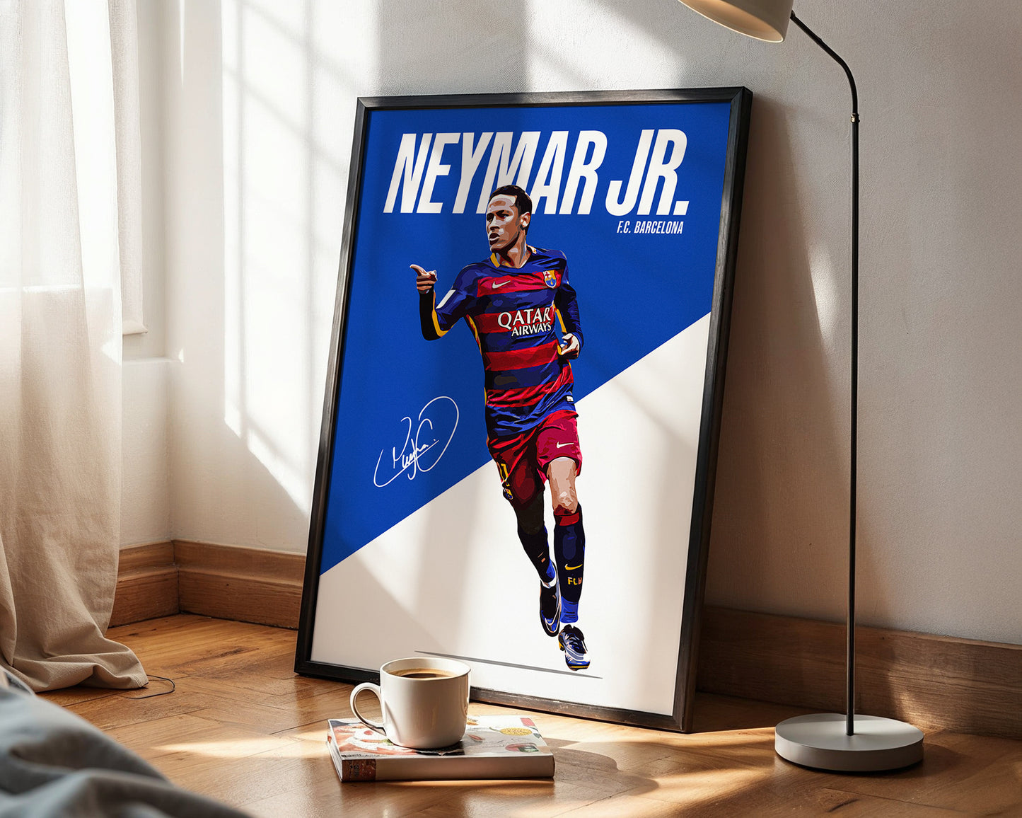 Neymar Jr. 4K Icon Poster