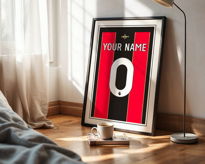 Bournemouth Shirt 24/25 Customisable Poster