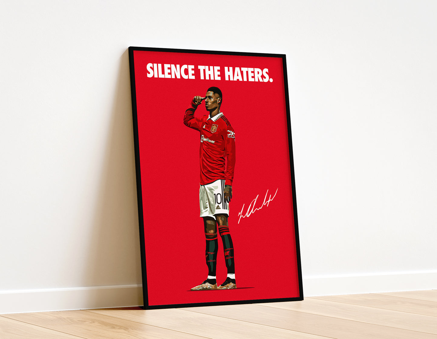 Marcus Rashford 'Silence' 4K Poster