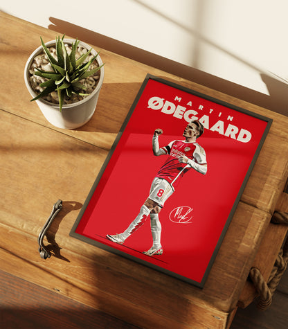 Martin Odegaard 4K Poster