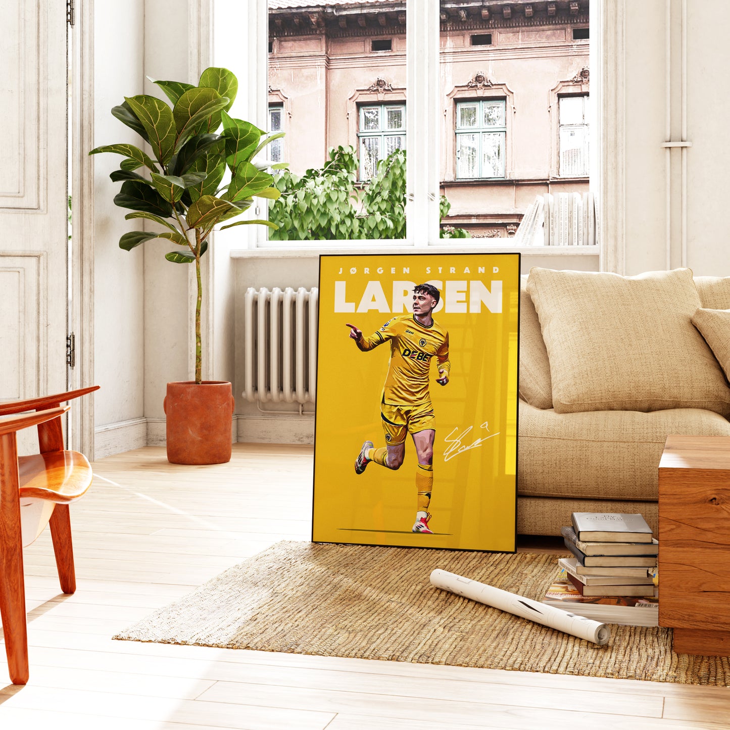 Jorgen Strand Larsen 24/25 4K Poster