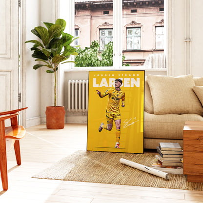 Jorgen Strand Larsen 24/25 4K Poster
