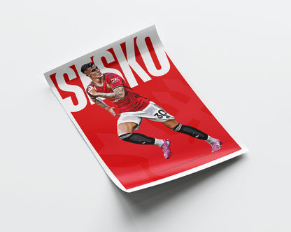 Benjamin Sesko 25/26 4K (Home) Poster