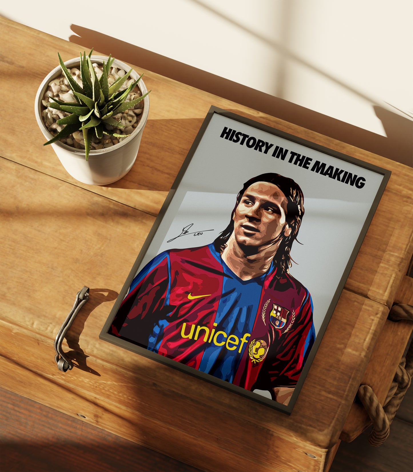 Lionel Messi 'History in the making' 4K Poster