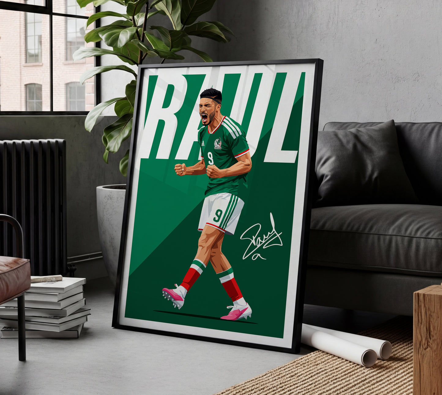 Raul Jimenez (Mexico) Poster