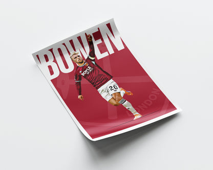 Jarrod Bowen 25/26 4K (Home) Poster
