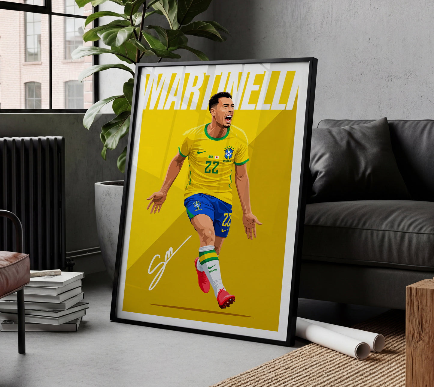 Gabriel Martinelli (Brazil) Poster