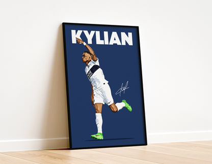 Kylian Mbappe 4K Poster