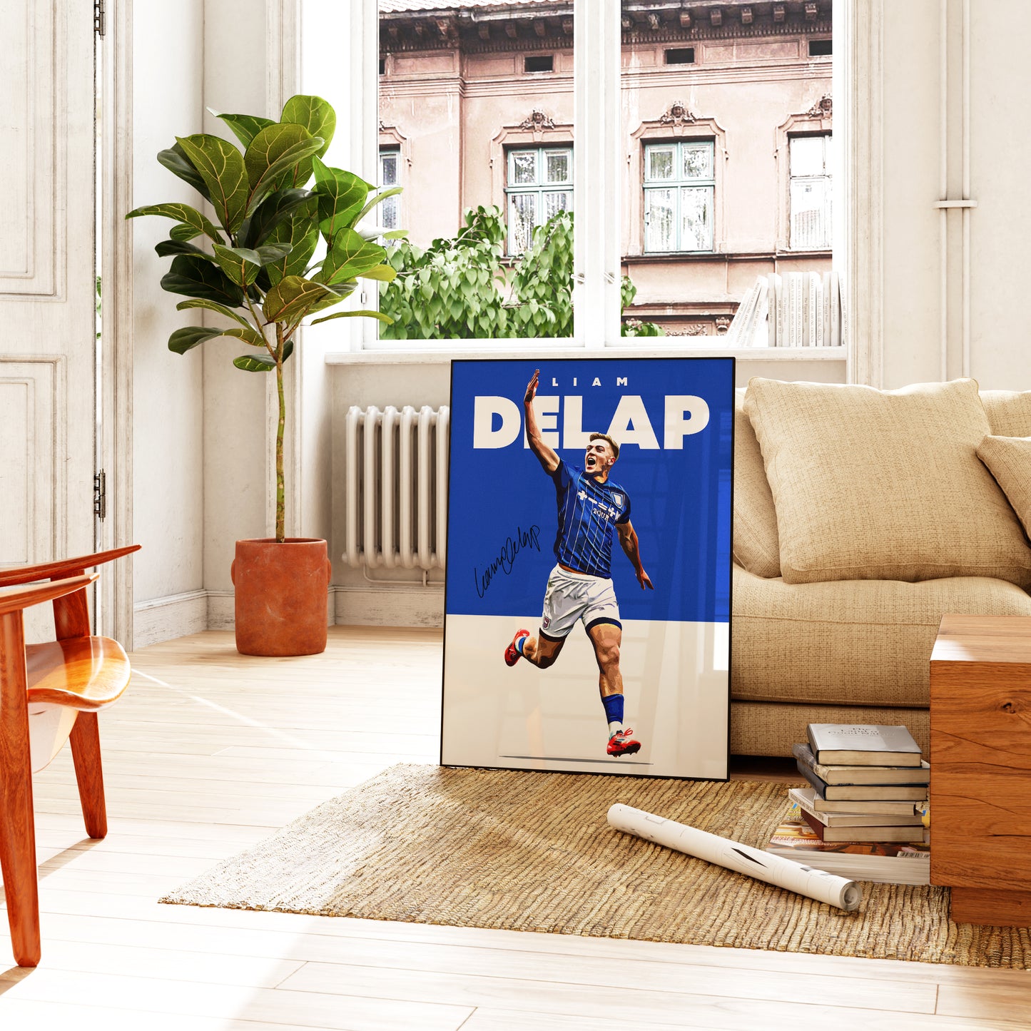 Liam Delap 24/25 4K Poster