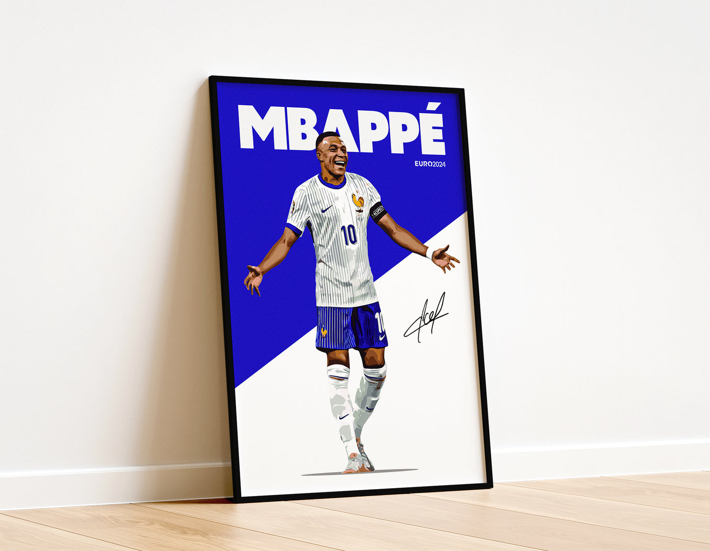 Euro 2024 - Kylian Mbappe 4K Poster