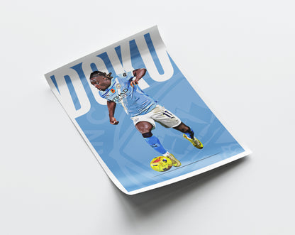 Jeremy Doku 25/26 4K (Home) Poster