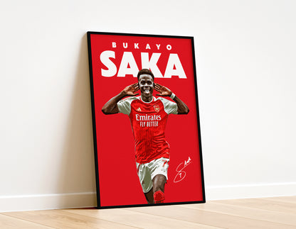 Bukayo Saka 4K Poster