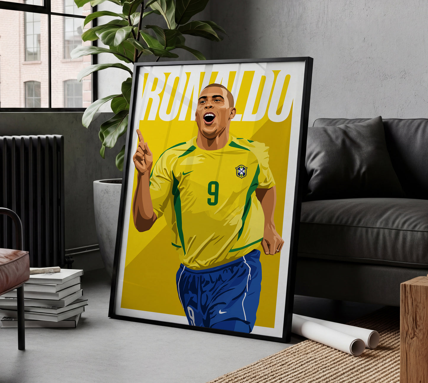 Ronaldo (Brazil) 2002 Poster