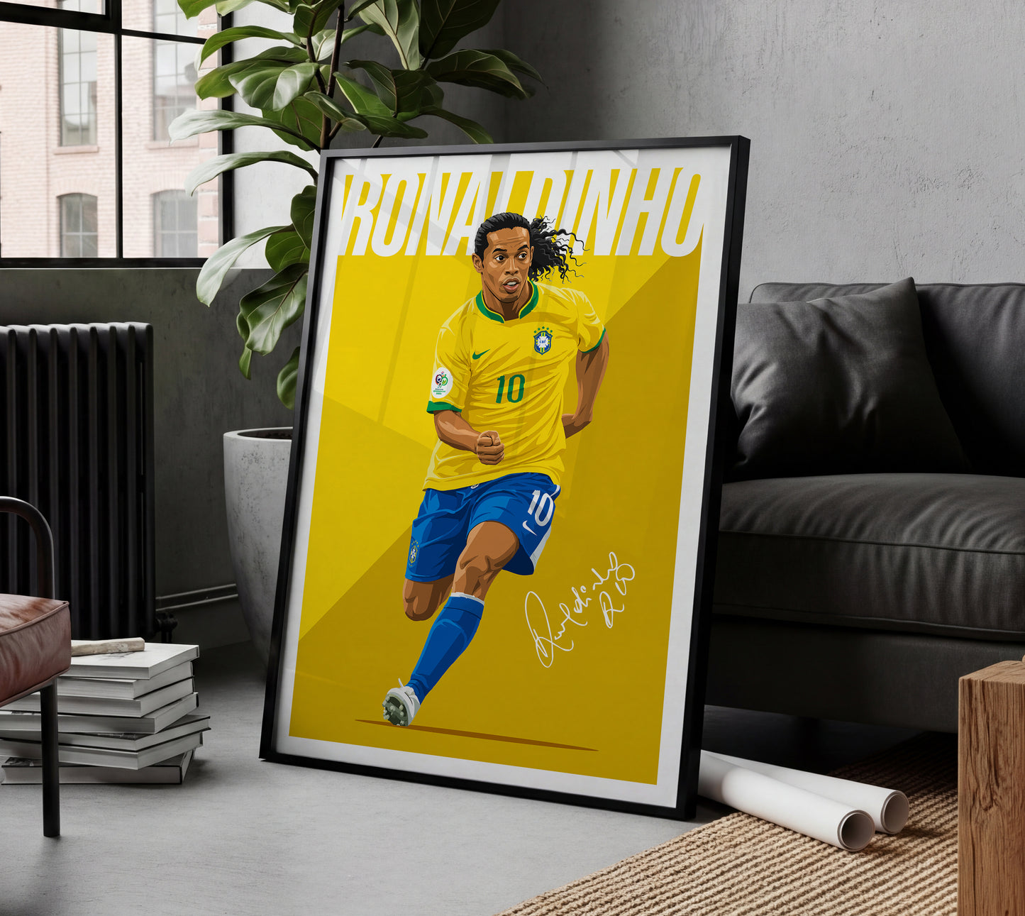 Ronaldinho (Brazil) Poster