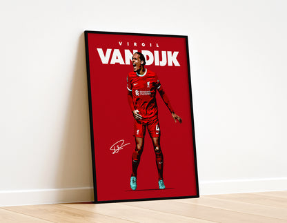 Virgil van Dijk 4K Poster