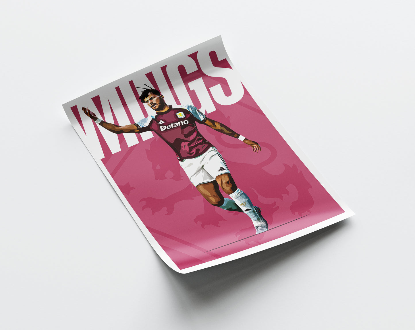Tyrone Mings 25/26 4K (Home) Poster