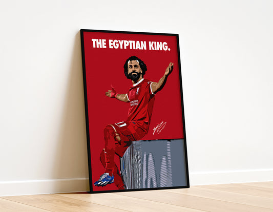 Mohamed Salah 'The Egyptian King' 4K Poster