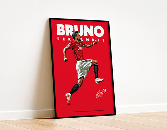 Bruno Fernandes 4K Poster