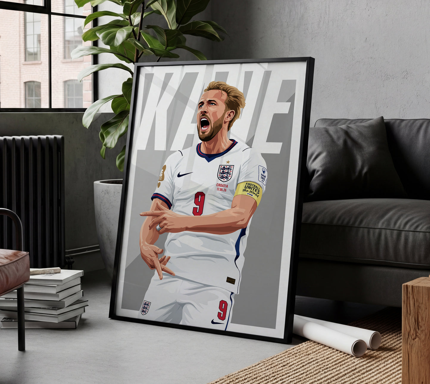 Harry Kane (England) Poster