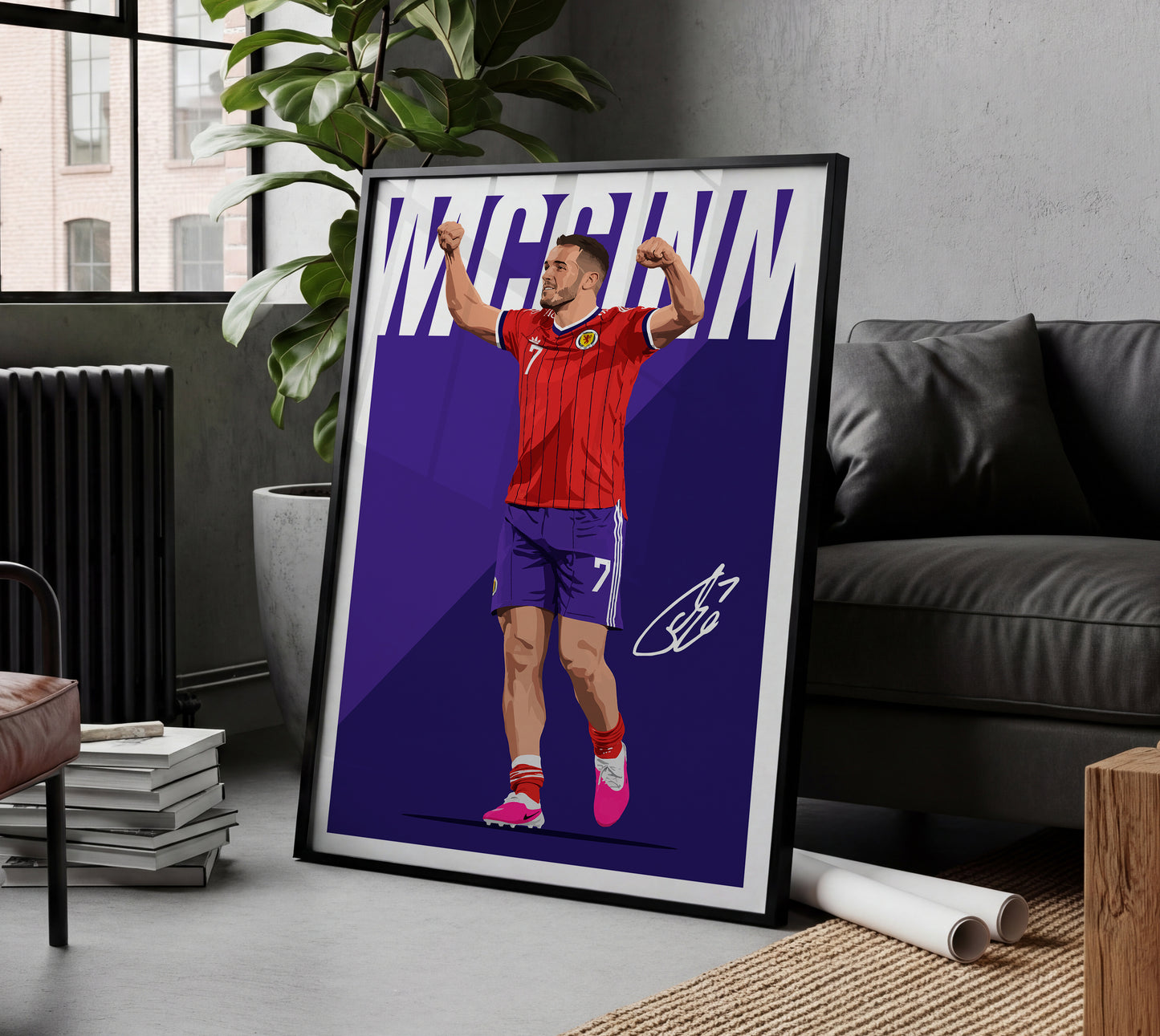 John McGinn (Scotland) Poster