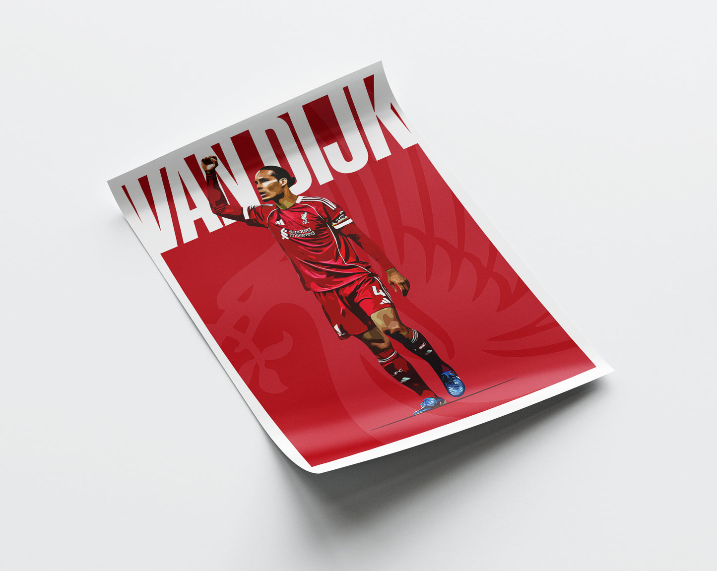 Virgil van Dijk 25/26 4K (Home) Poster