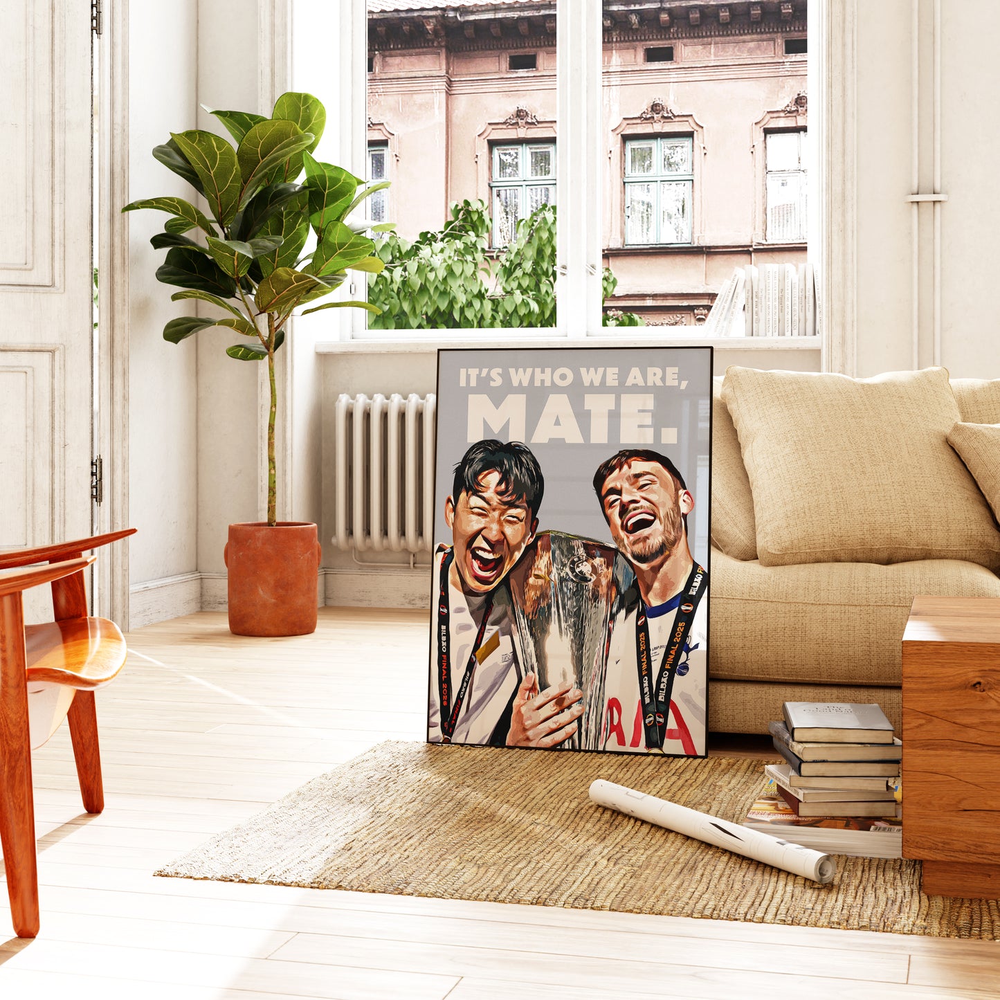 Son & Maddison 24/25 4K Europa League Poster