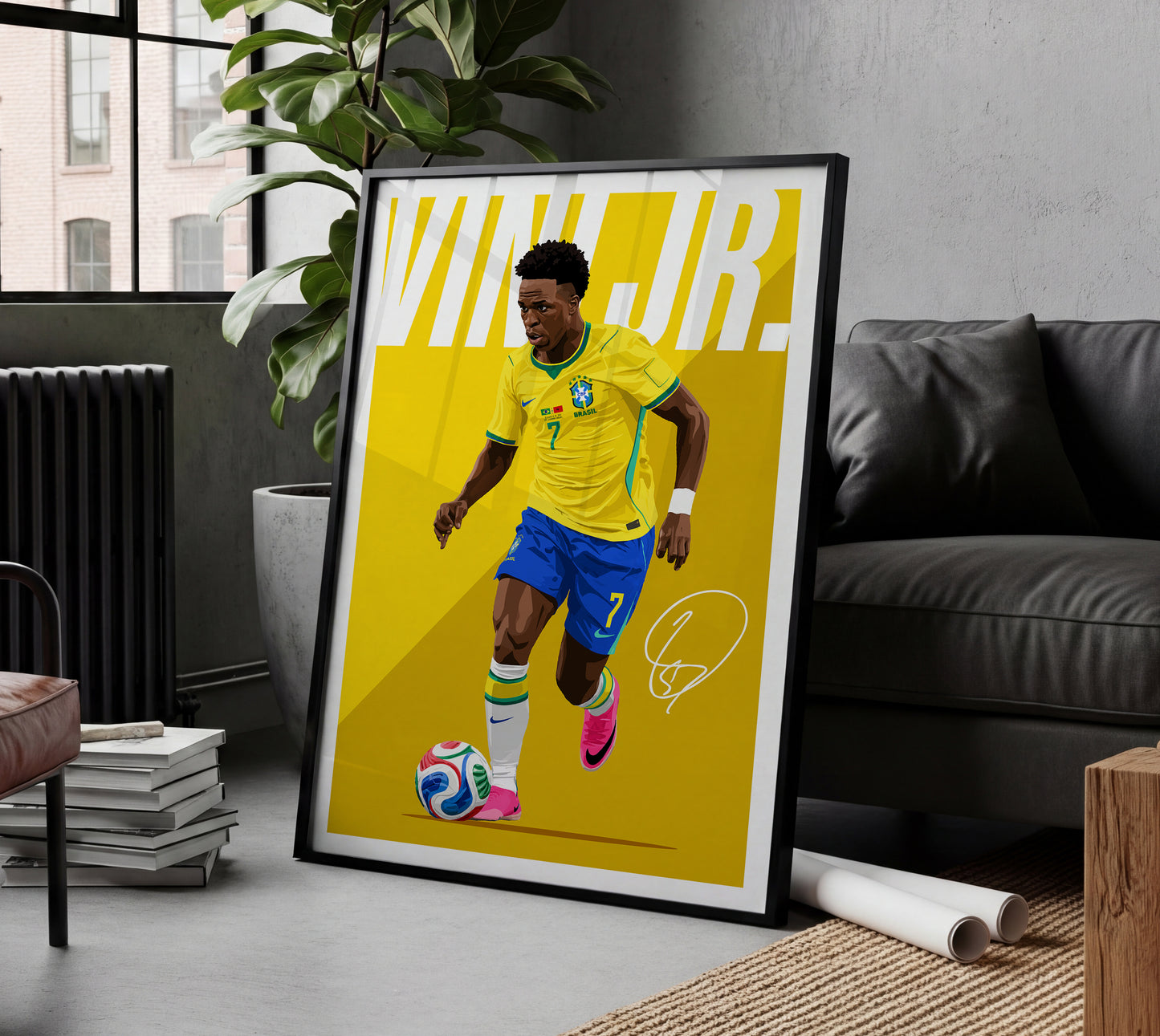 Vinicius Junior (Brazil) Poster