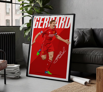 Steven Gerrard Poster