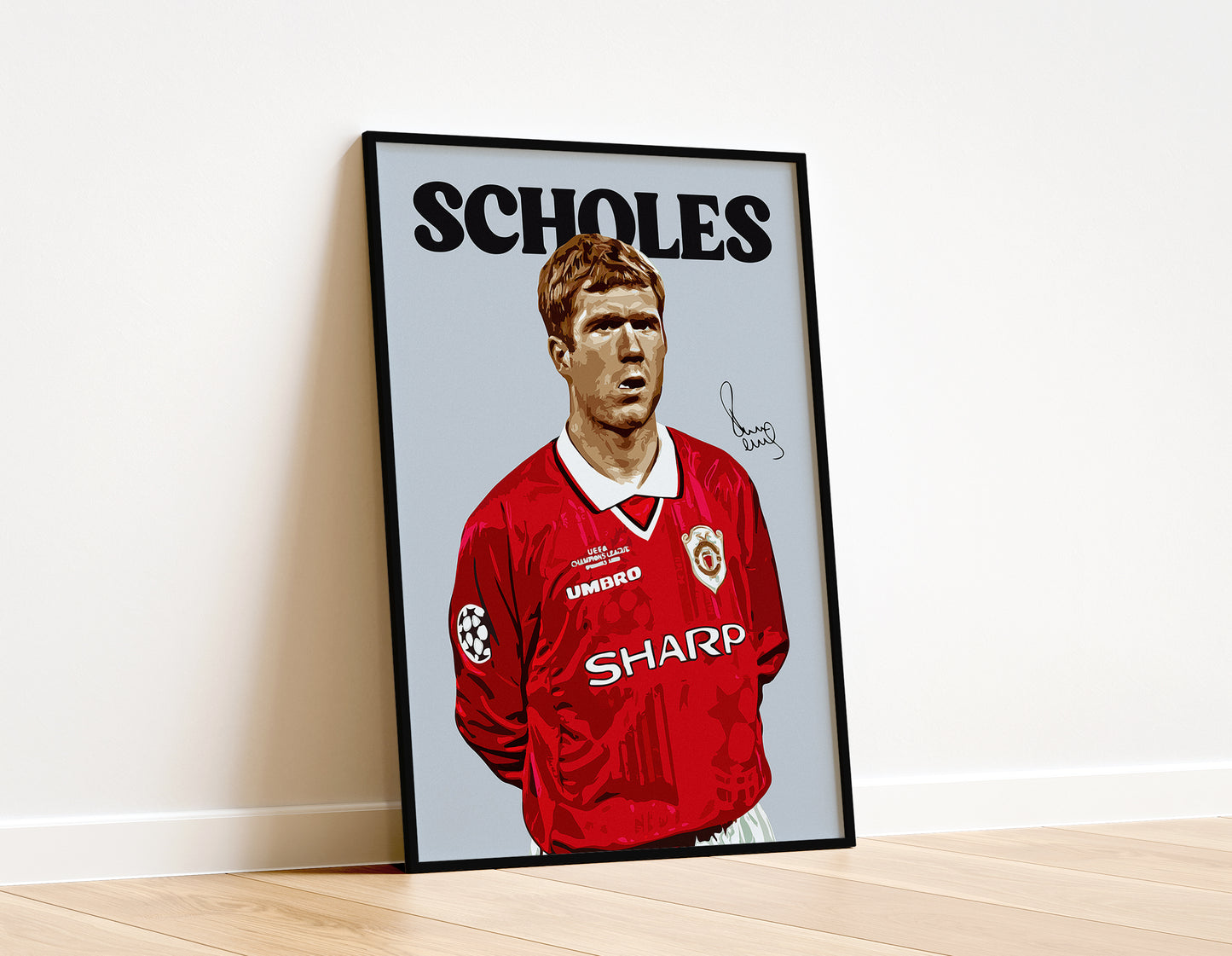 Paul Scholes 4K Poster