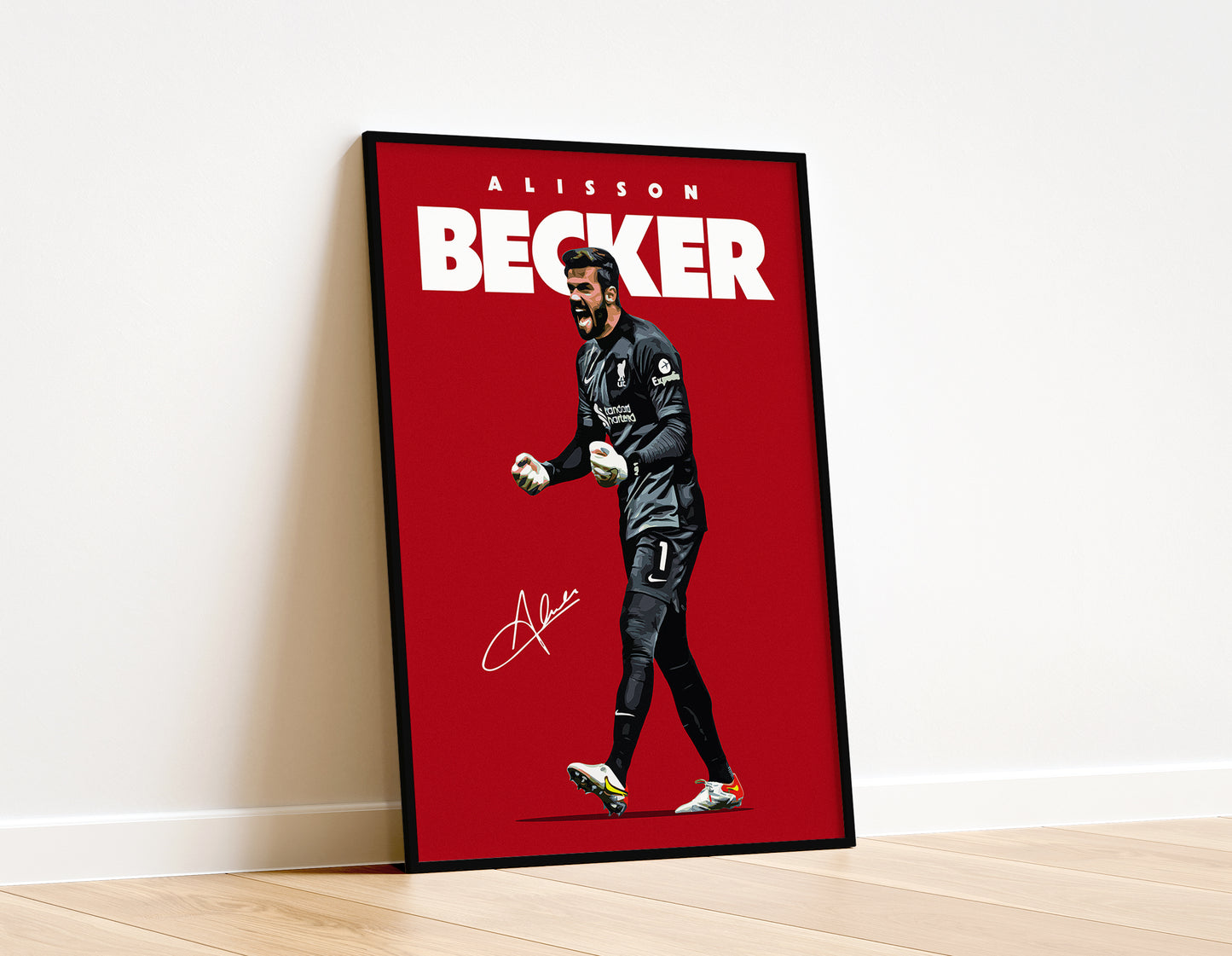 Alisson Becker 4K Poster