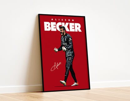 Alisson Becker 4K Poster