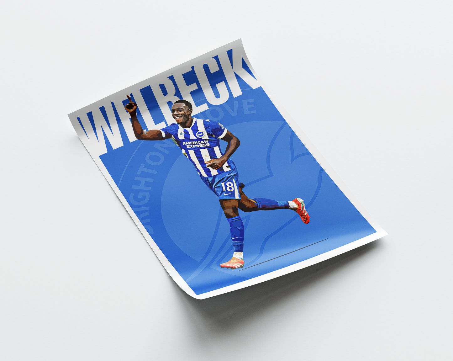 Danny Welbeck 25/26 4K (Home) Poster