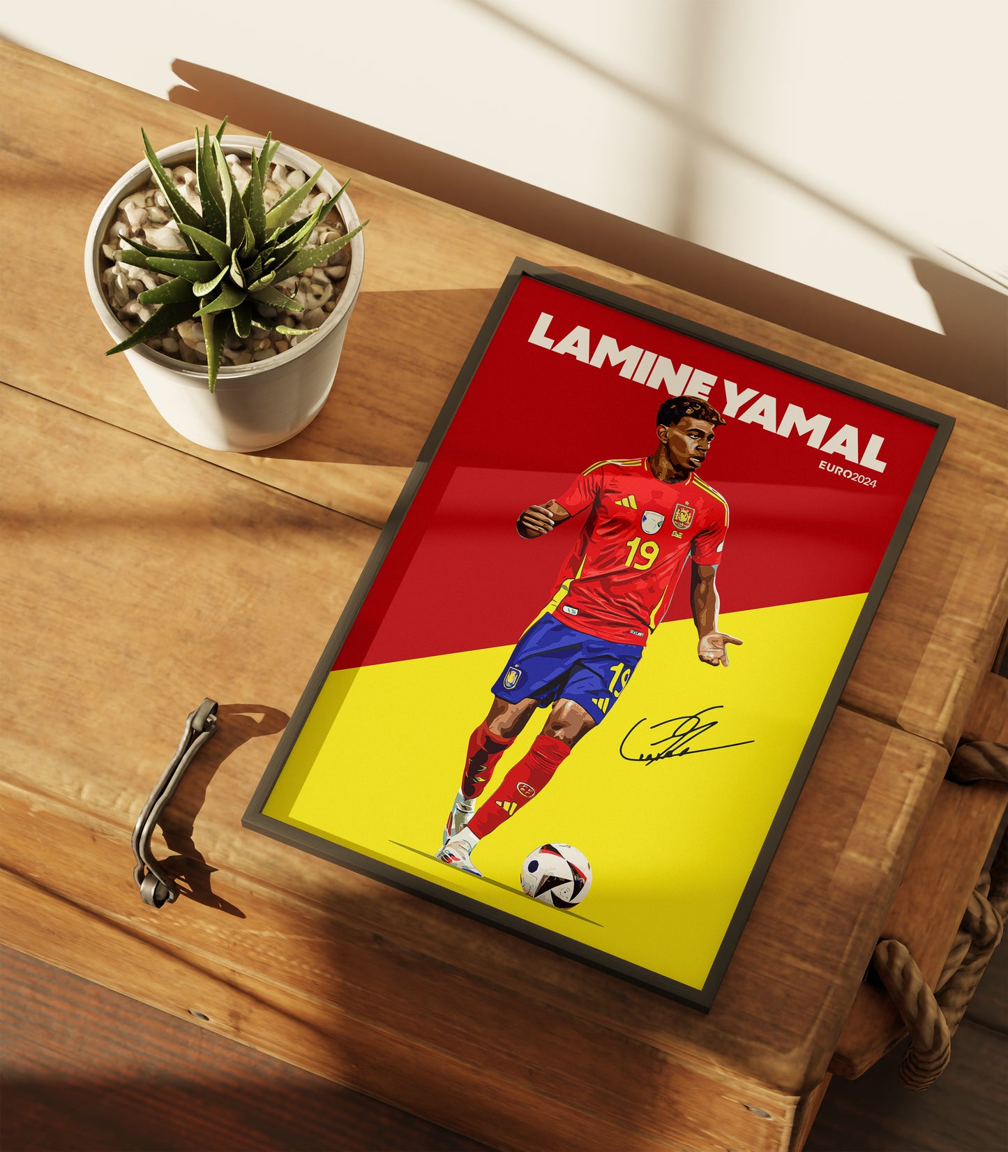 Euro 2024 - Lamine Yamal 4K Poster