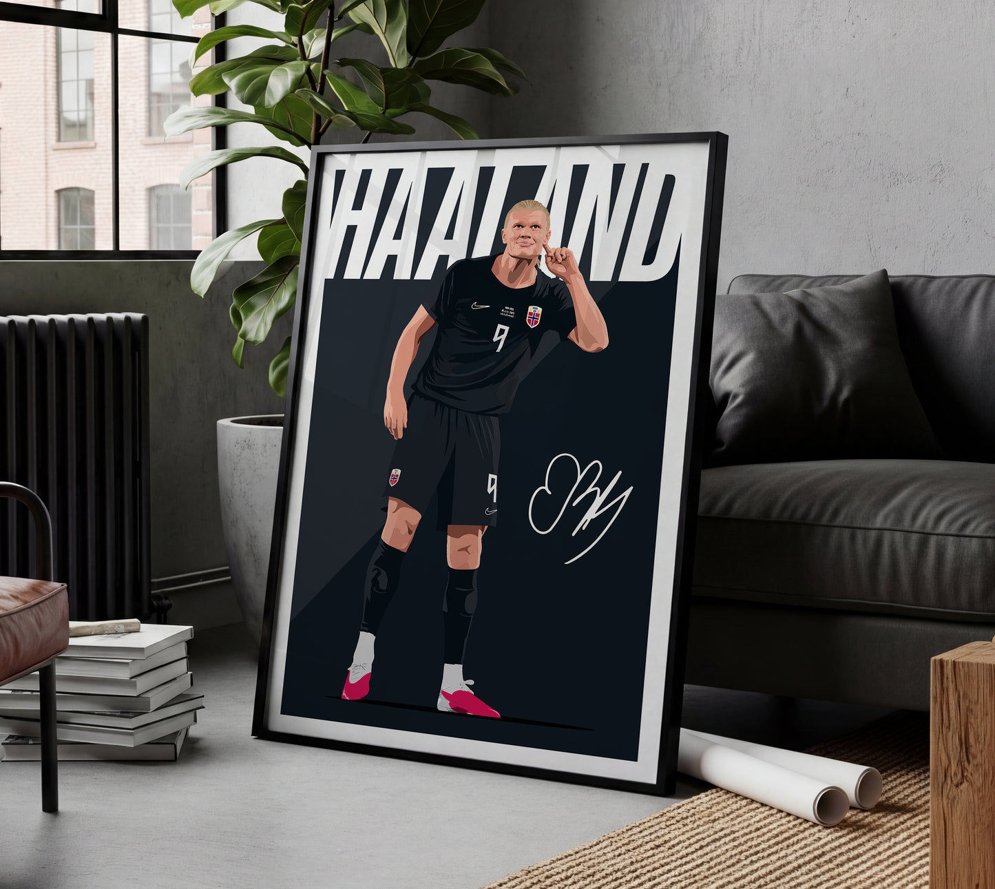 Erling Haaland (Norway) Poster