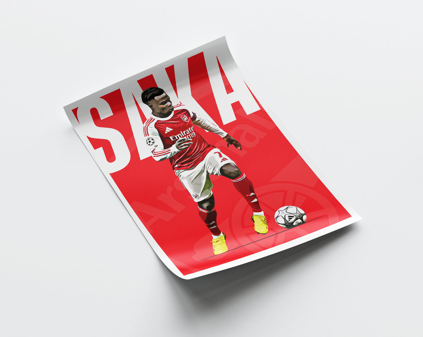 Bukayo Saka 25/26 4K (Home) Poster