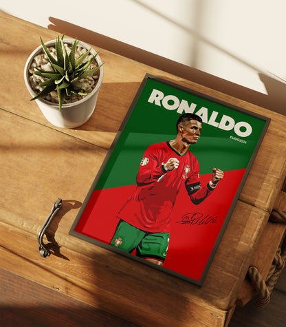 Euro 2024 - Cristiano Ronaldo 4K Poster