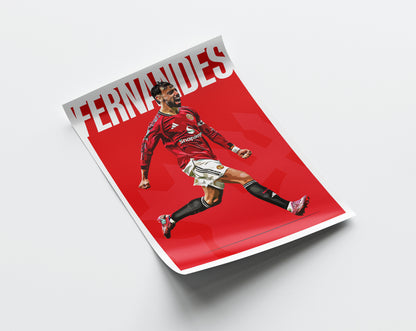 Bruno Fernandes 25/26 4K (Home) Poster