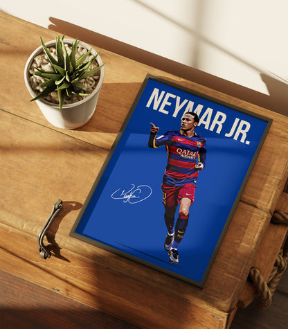 Neymar Jr. 4K Poster